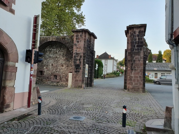 "La Porte d'Espagne" - the Spanish gate. Where the Camino officially starts in St. Jean Pied de Port. Before you head up the Pyrenees.