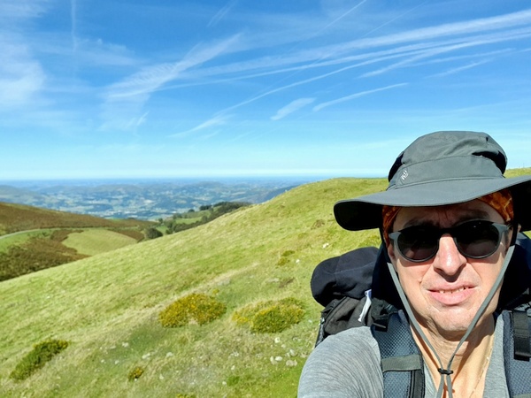 Still in France. Approaching the top of the Pyrenees.
