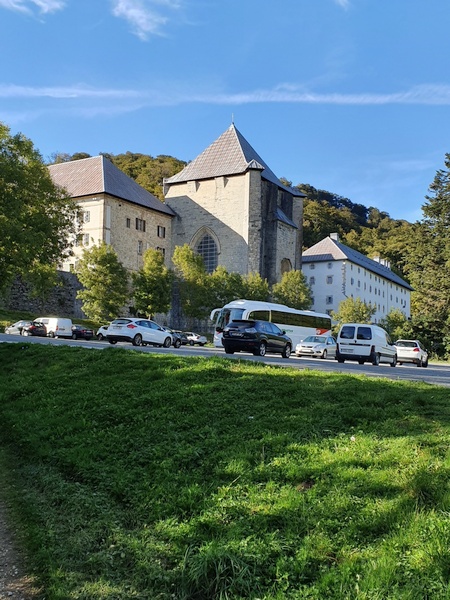 The monastery at Roncevalle where I ended up sleeping. It had but large dormitories.