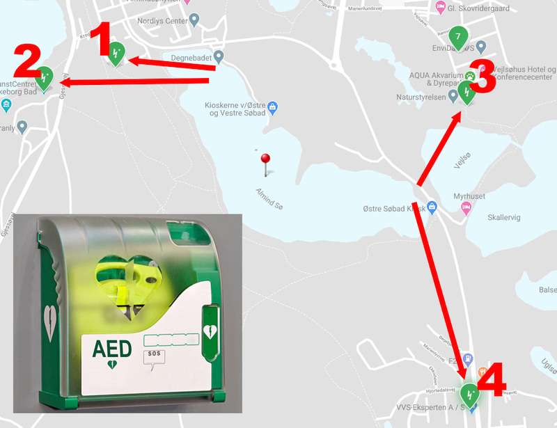 AEDs near Almindsoe Lake