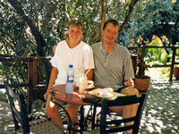 Lisbeth og Claus på Kreta