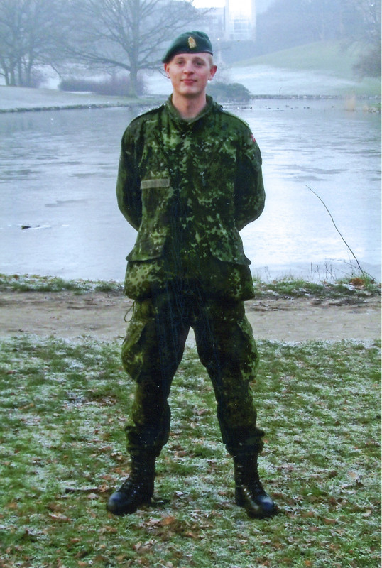 Allan Christensen i uniform