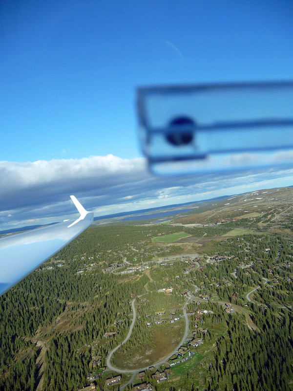Luftbillede fra Norge