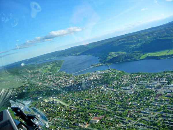 Luftbillede fra Norge