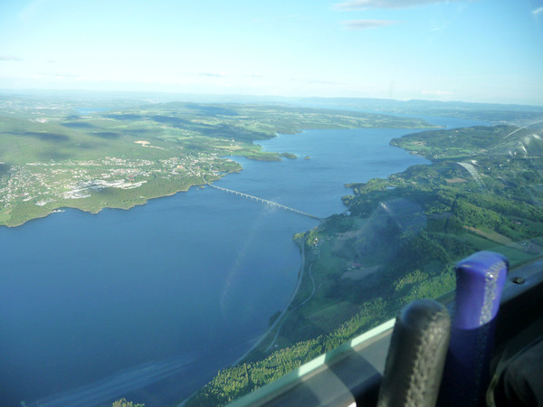 Luftbillede fra Norge
