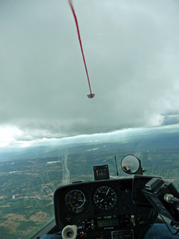 Hjemad under en squall line