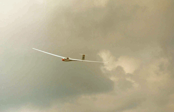 Luftbillede af Nimbus II, OY-XOH E5.