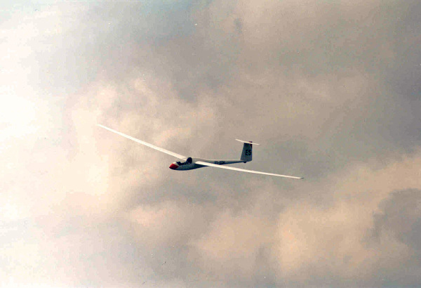 Luftbillede af Nimbus II, OY-XOH E5.