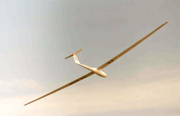 Luftbillede af Nimbus II, OY-XOH E5.