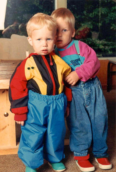 Erik Falkenstens søn, Frederik, og Peter Sejersens søn, Christian på Kirstinesminde