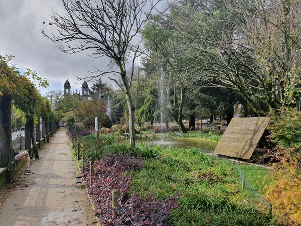 A park in Santiago. I went for a walk