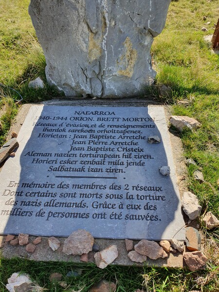 Cruz de Thibault. In memory of resistance people tortured to death during WW2.