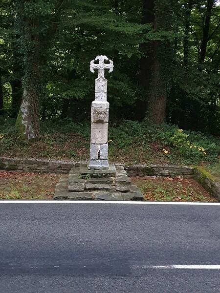 Day 2: A cross right outside Roncevalles