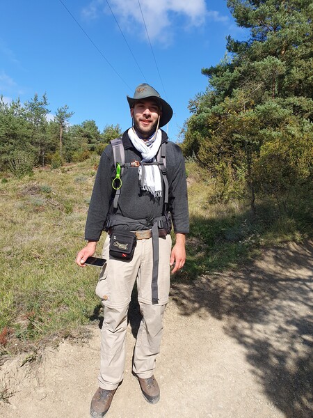 A German (I think) hiking friend. Damn, forgot his name.