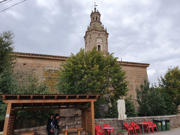 Iglesia San Andres close to Castillo de Monjardin