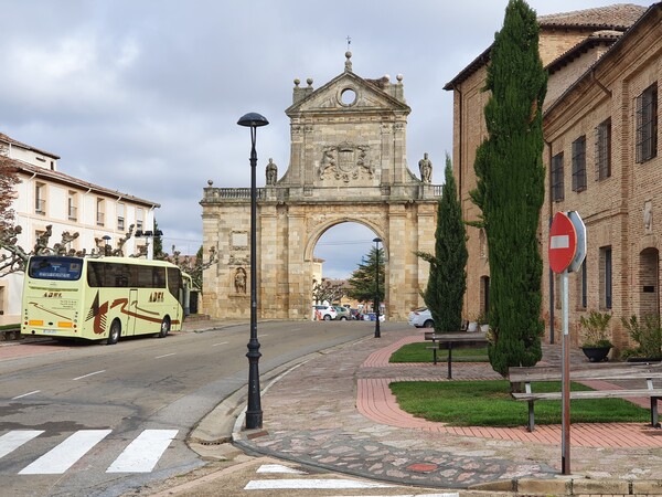 Portal at Monasterio Real de San Benito in Sahagún