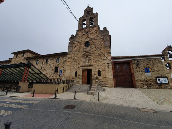 A church in Astorga, Iglesia de San Francisco. Walked in to look and suddenly a service started. I thought it was unpolite to leave. That is how I experienced my first Catholic Service.