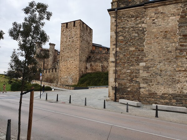 Castillo de los Templarios, Castillo de Ponferrada. This is where I got away from the Camino due to construction and had to spend hours to find it again.